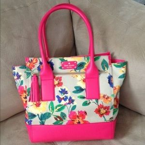 🩷💚🧡 KATE SPADE | FLORAL TOTE | BEAUTIFUL!